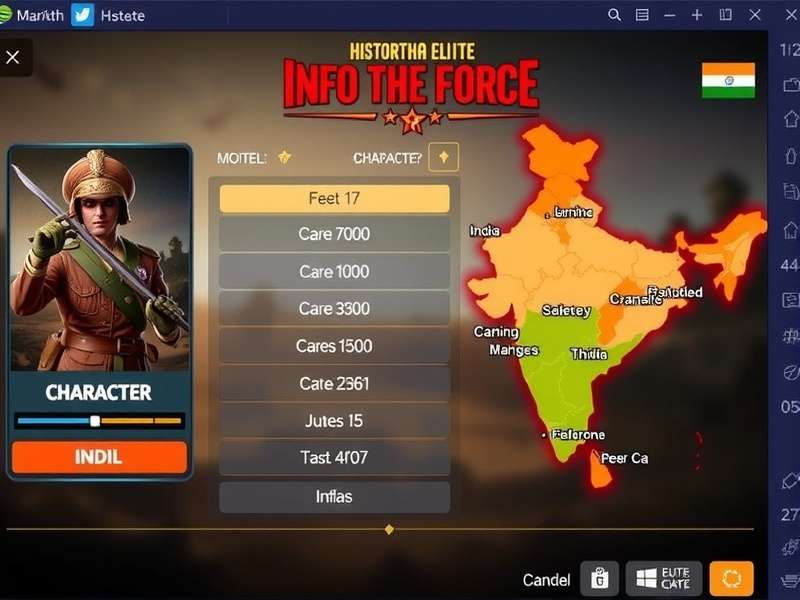 Maratha Elite Force character customization screen